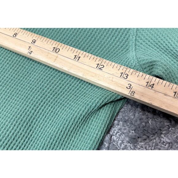 American Eagle Green Knit long Sleeve Pullover Sweater Womens Size XS - Picture 3 of 6